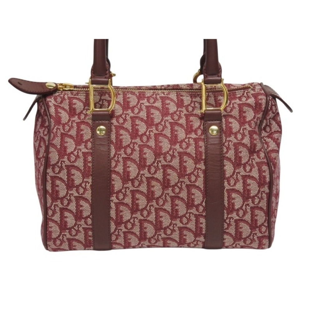 Christian Dior Trotter Boston Bag Red - Picture 2 of 10